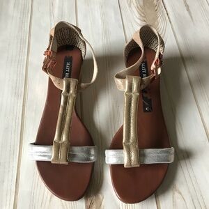 Matt Bernson Metallic Sandals